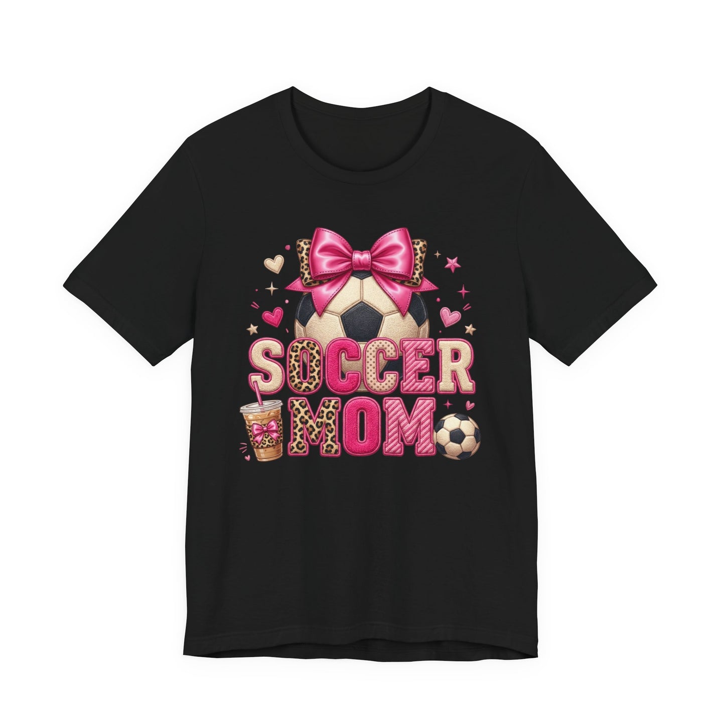 Pink Bow Soccer Tee