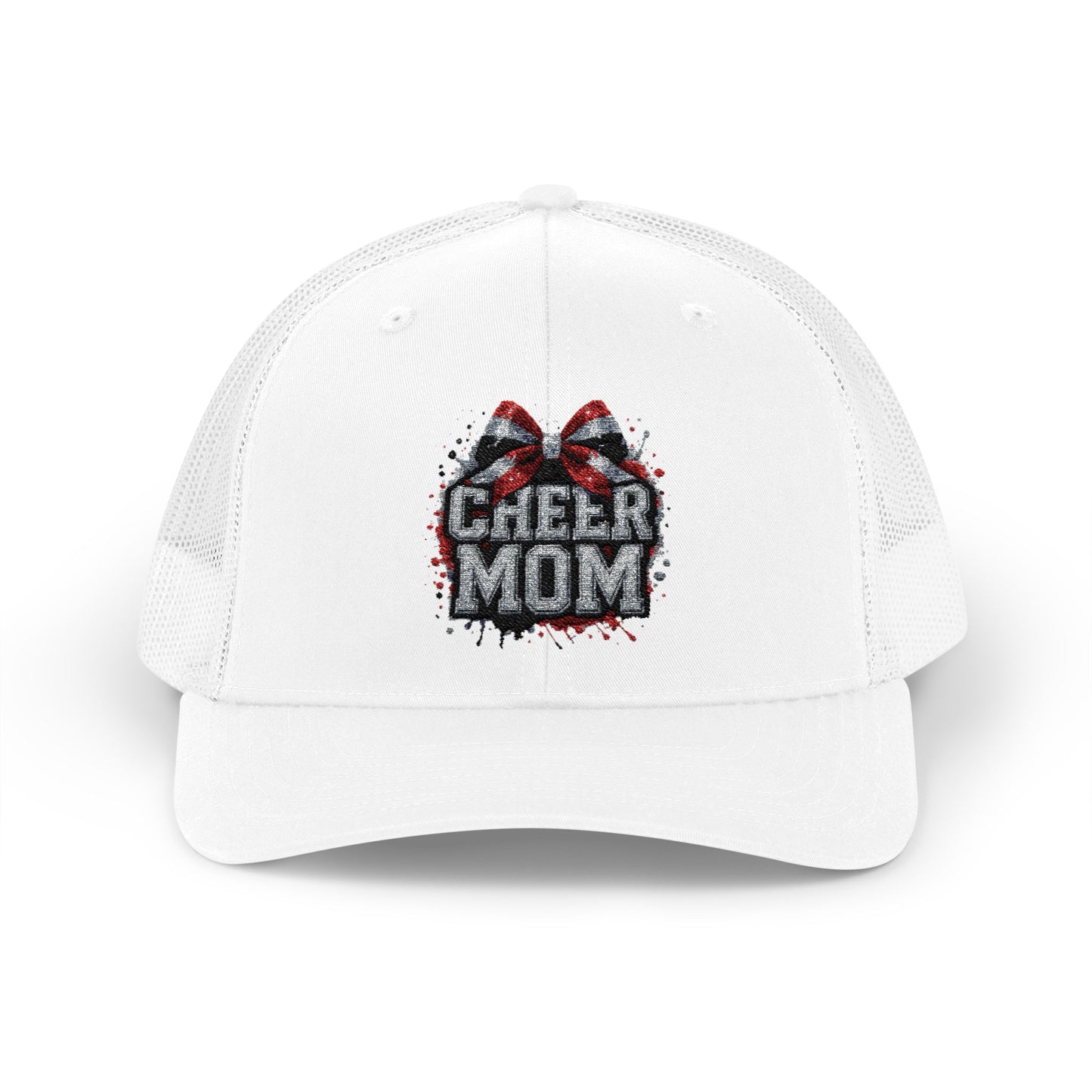 Glitter Cheer Mom Trucker Cap