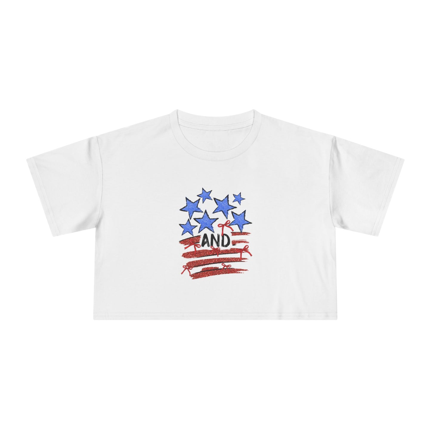 Stars and Stripes Crop Tee