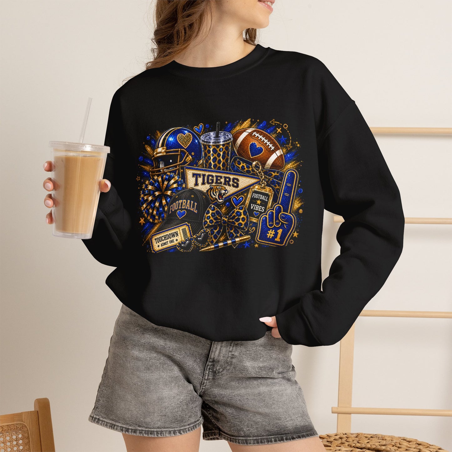 Game Day Vibes - Tigers Sweatshirt