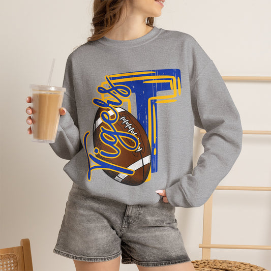 Tigers "T" Football Sweatshirt