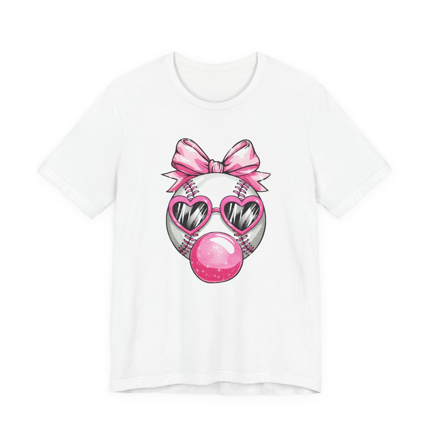 Pink Bow, Heart Sunglasses & Bubblegum Tee