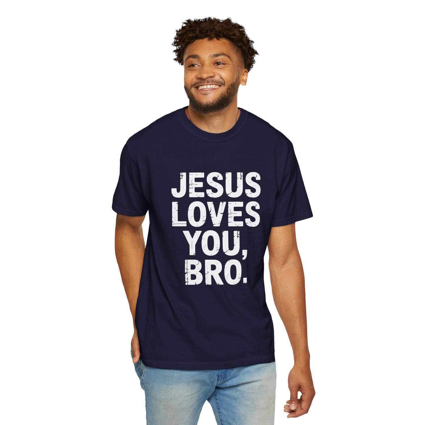 Jesus Loves You, Bro. Tee (White)