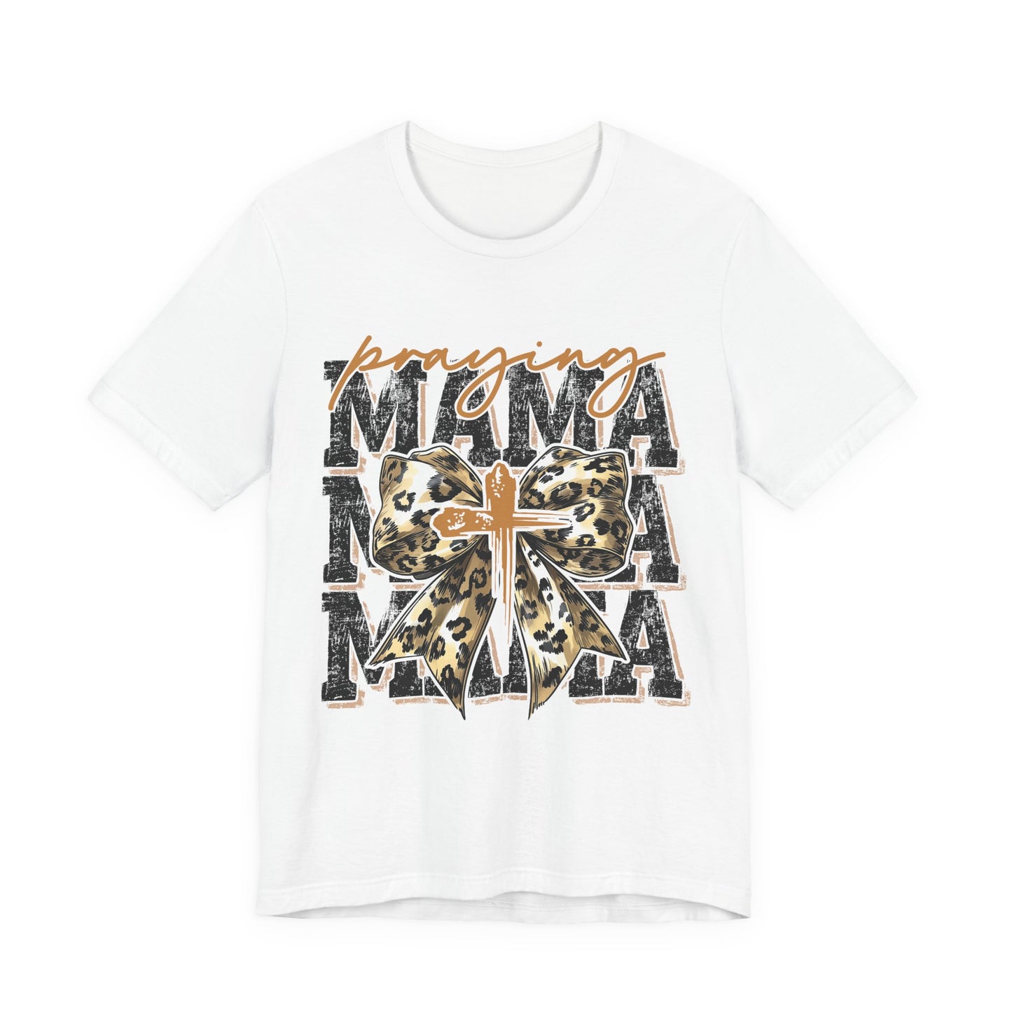 Praying Mama Leopard Bow Tee