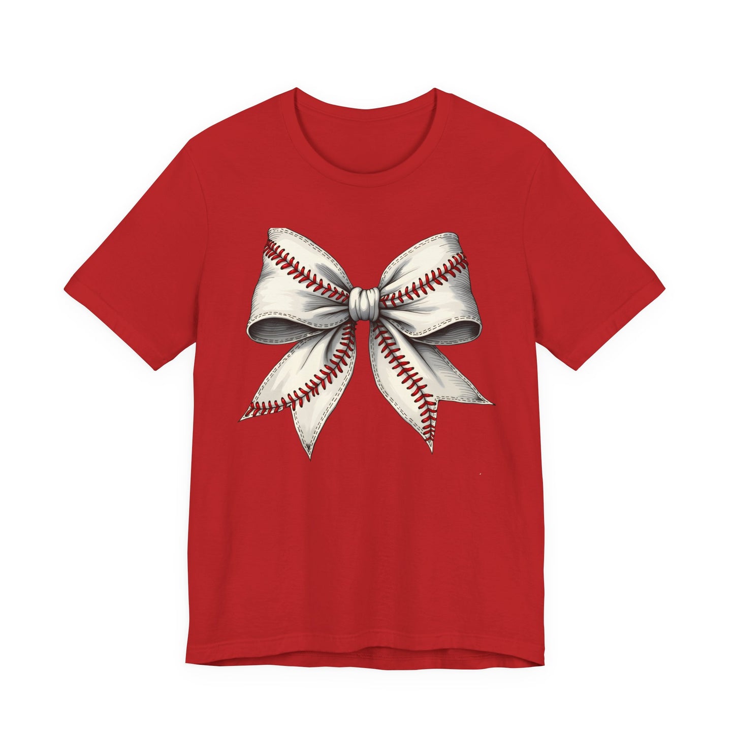 Baseball Stitch Bow Tee