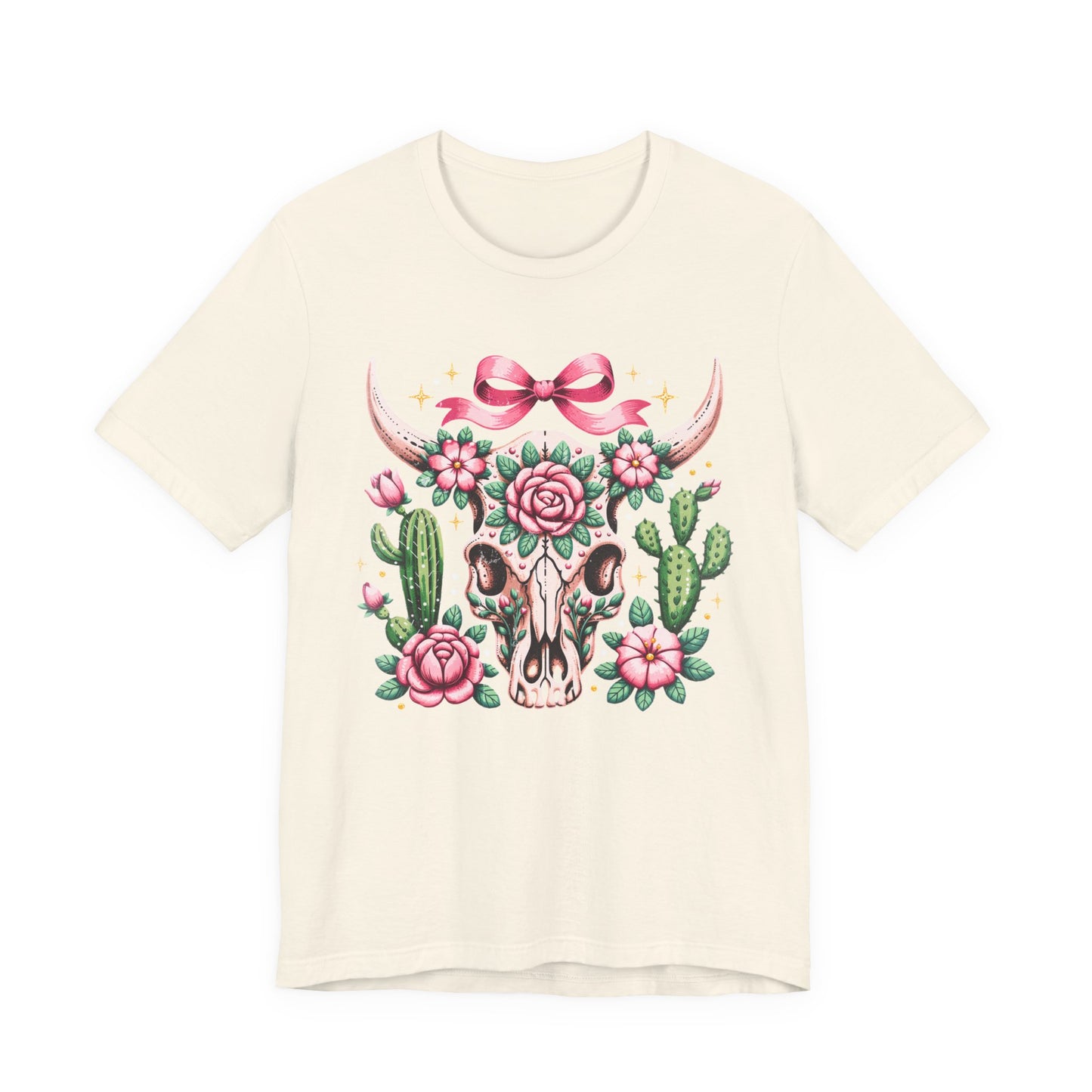 Pink Western Cactus Tee