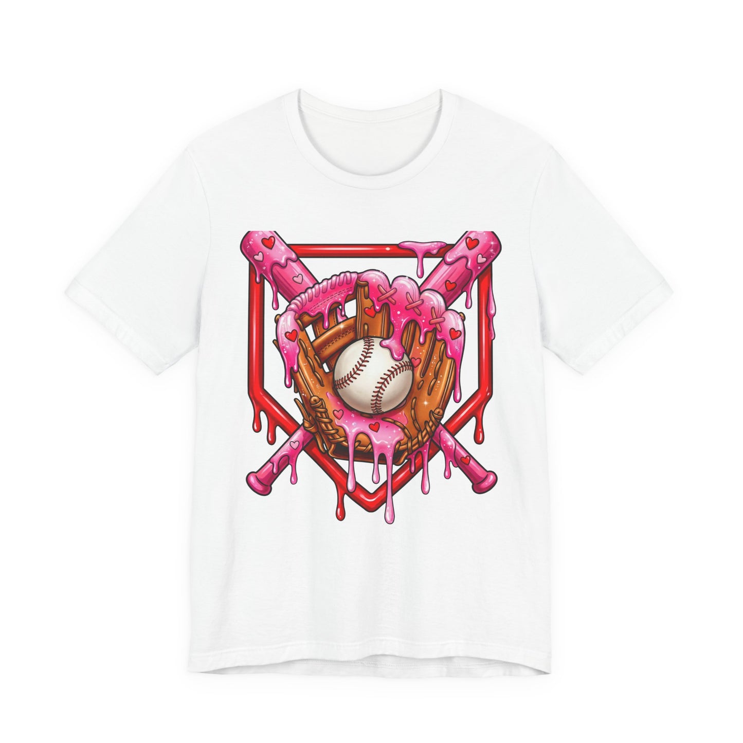 Pink Drip Baseball Tee