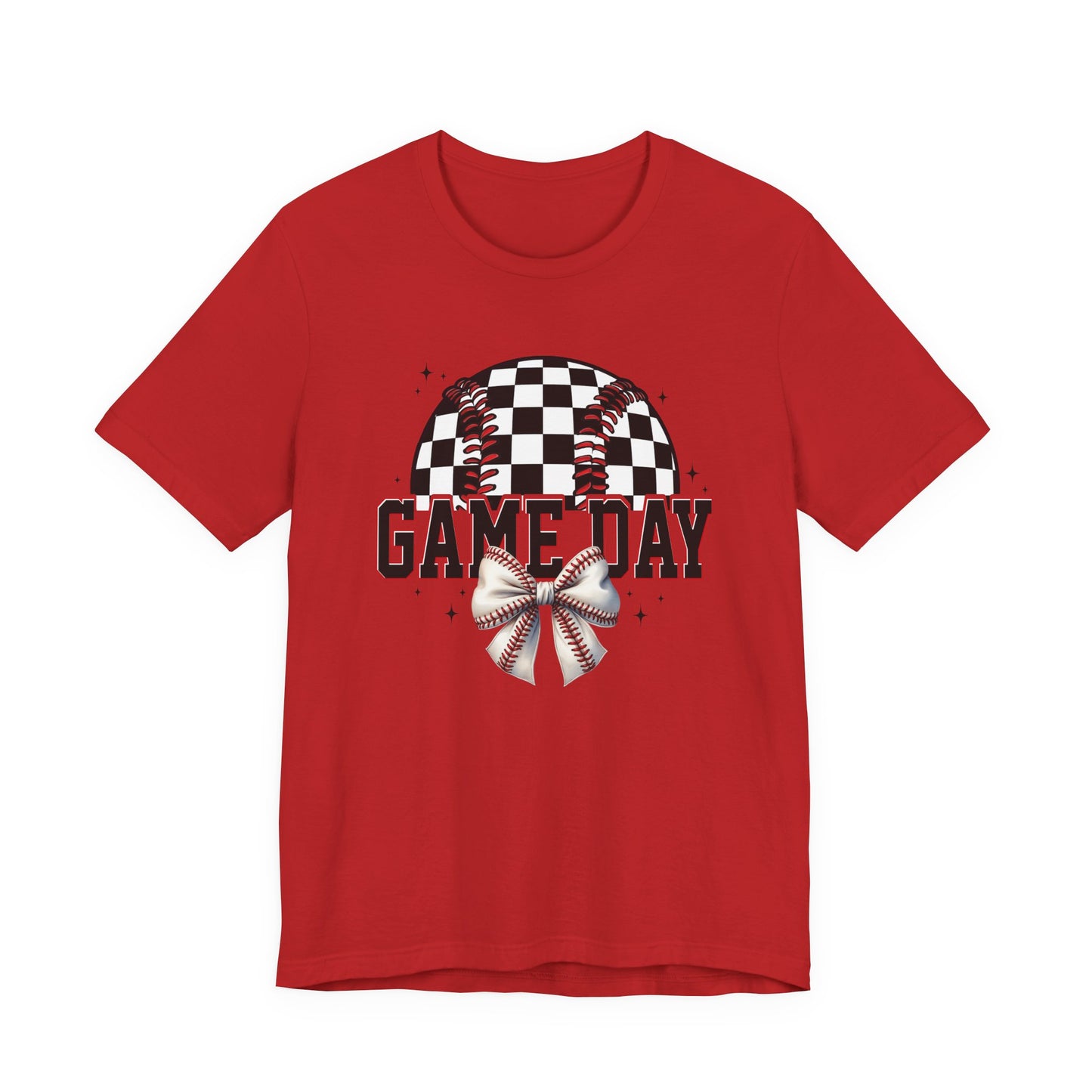 Checkerboard Baseball Tee