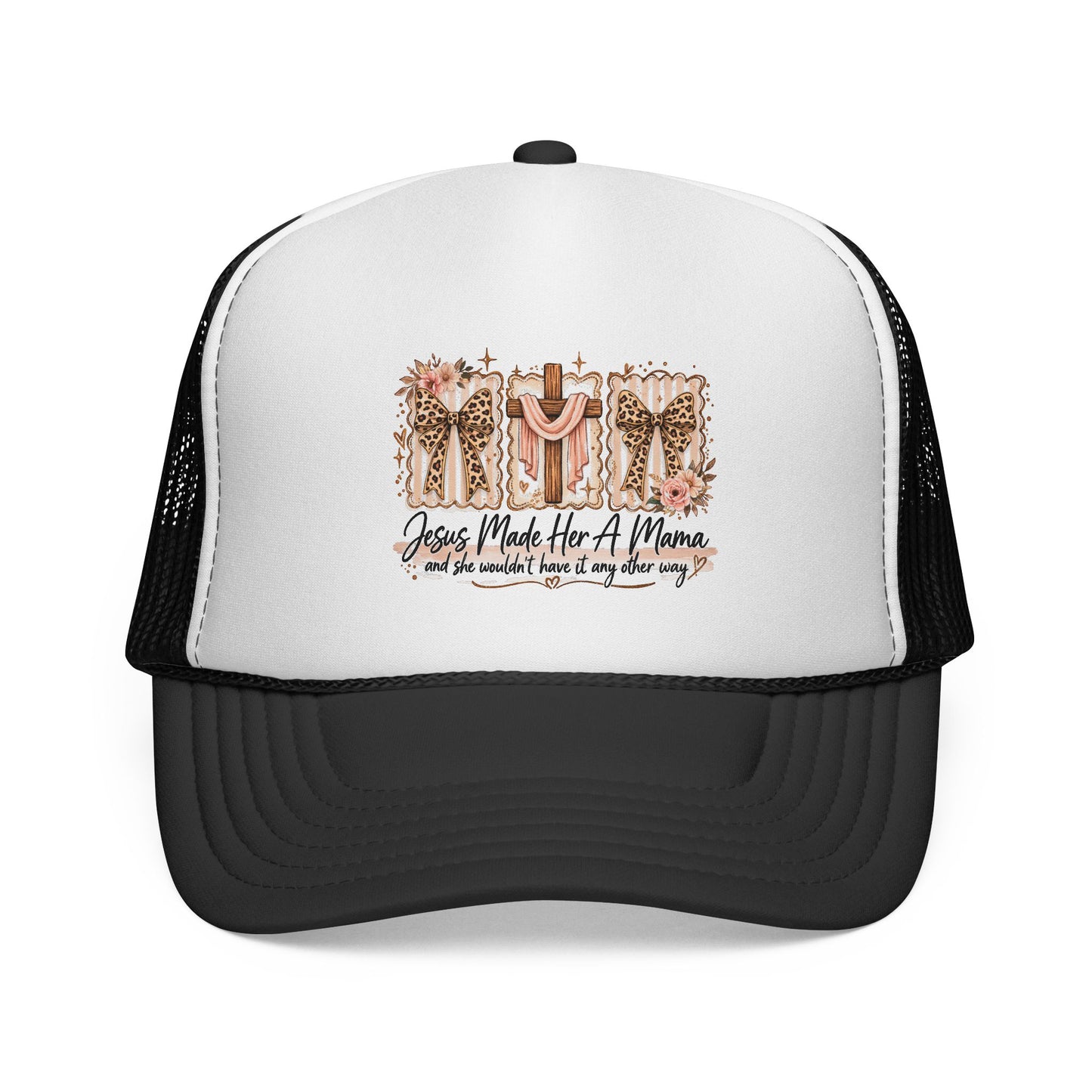 “Jesus Made Me A Mama" Trucker Cap