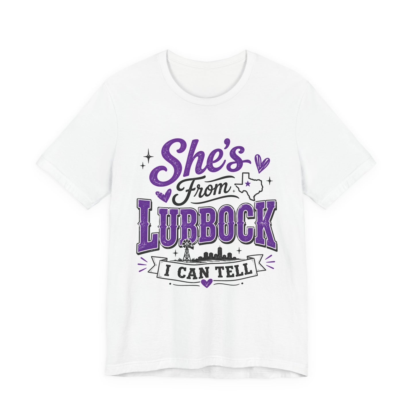 “She’s From Lubbock” Purple Tee