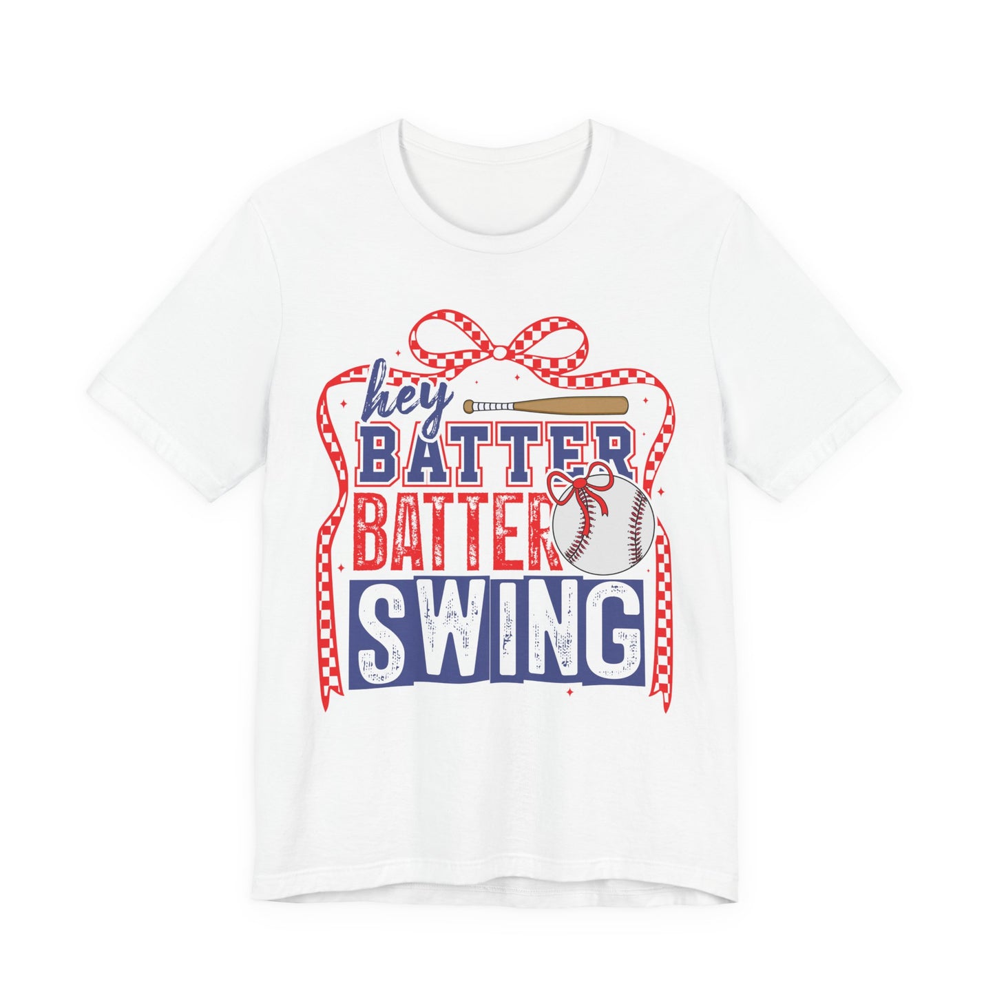 Hey Batter Batter Swing Baseball Tee