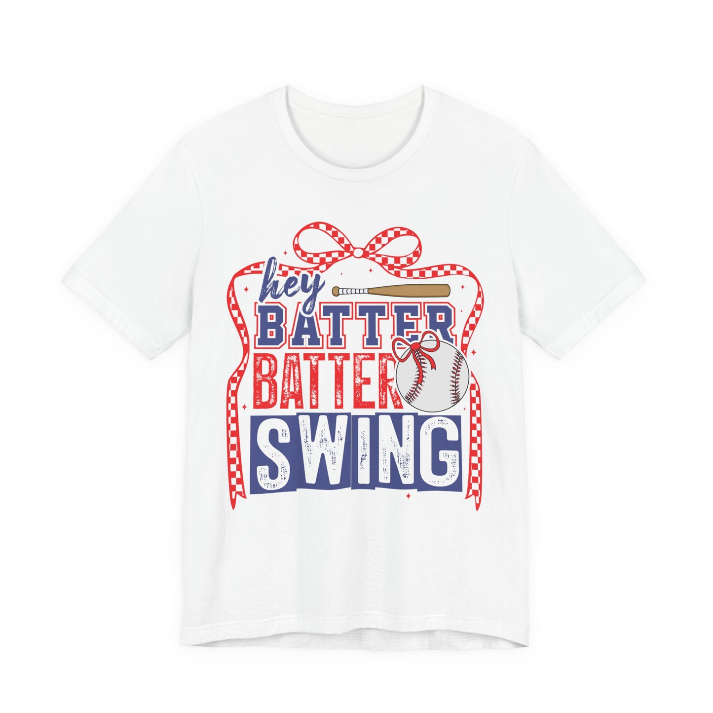 Hey Batter Batter Swing Baseball Tee