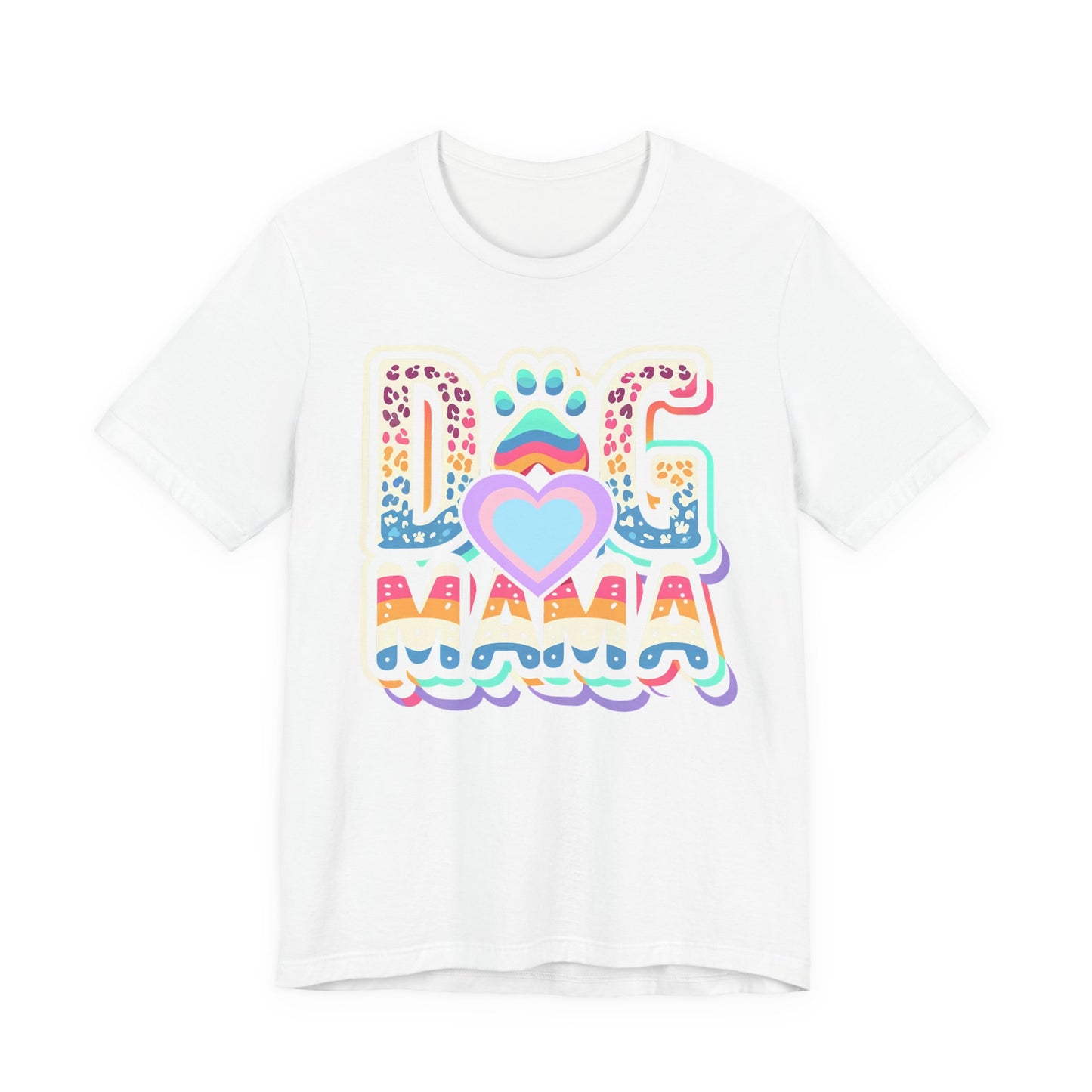 Colorful Heart & Paw Tee