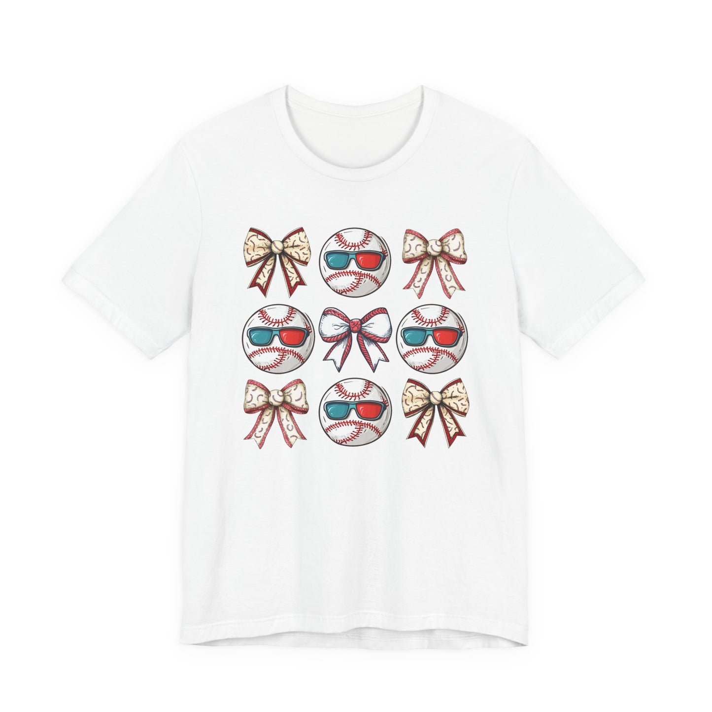 Baseball Sunglasses & Bows Tee