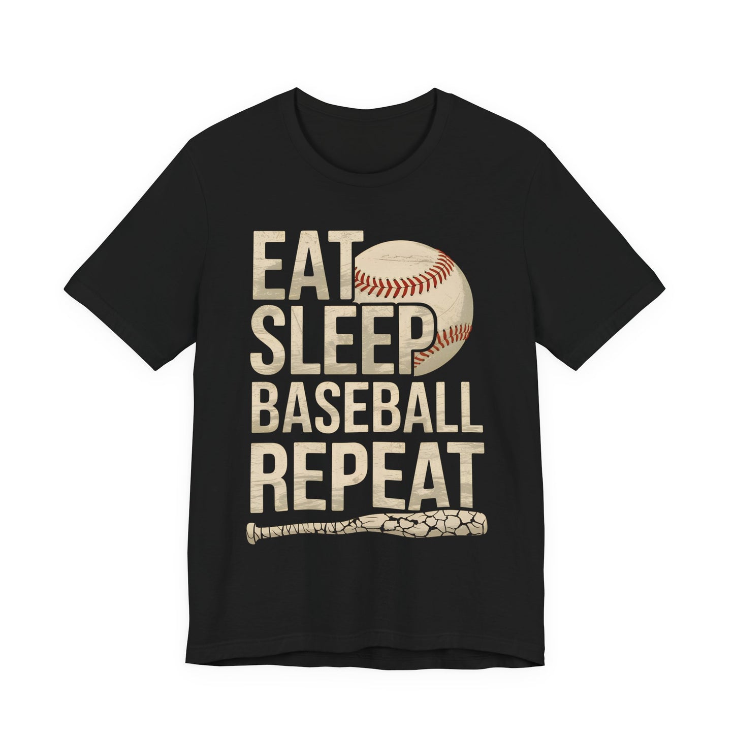 "Eat Sleep Baseball Repeat" Tee