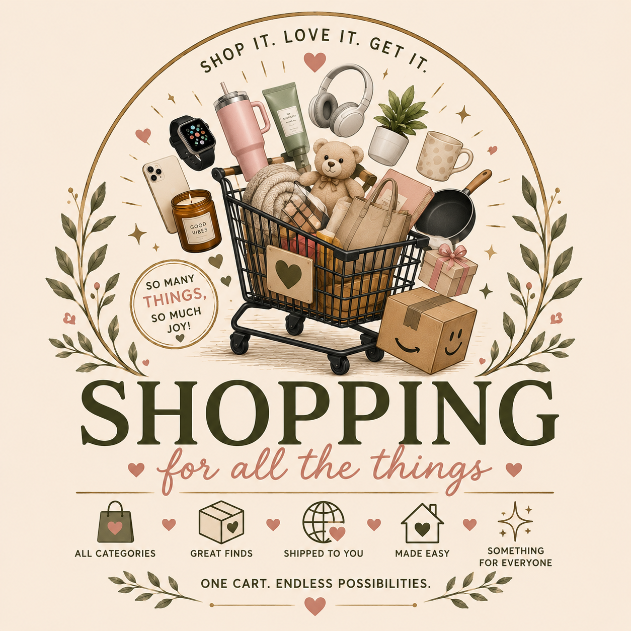 Shopping for ALL the things