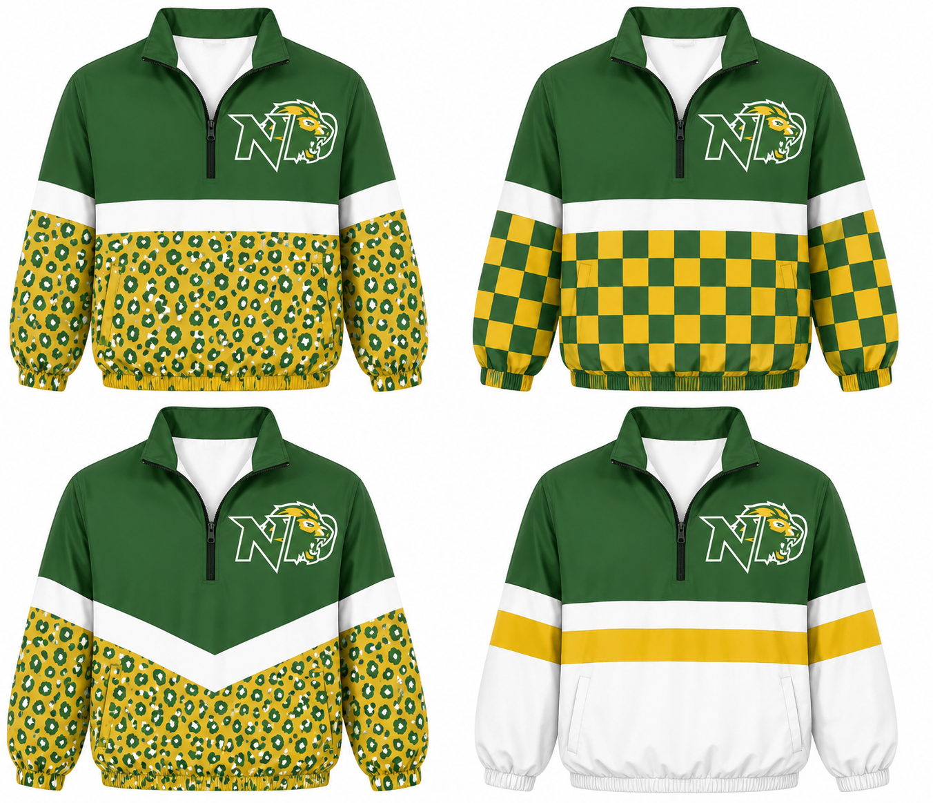 Custom Team Spirit Quarter-Zip Windbreaker