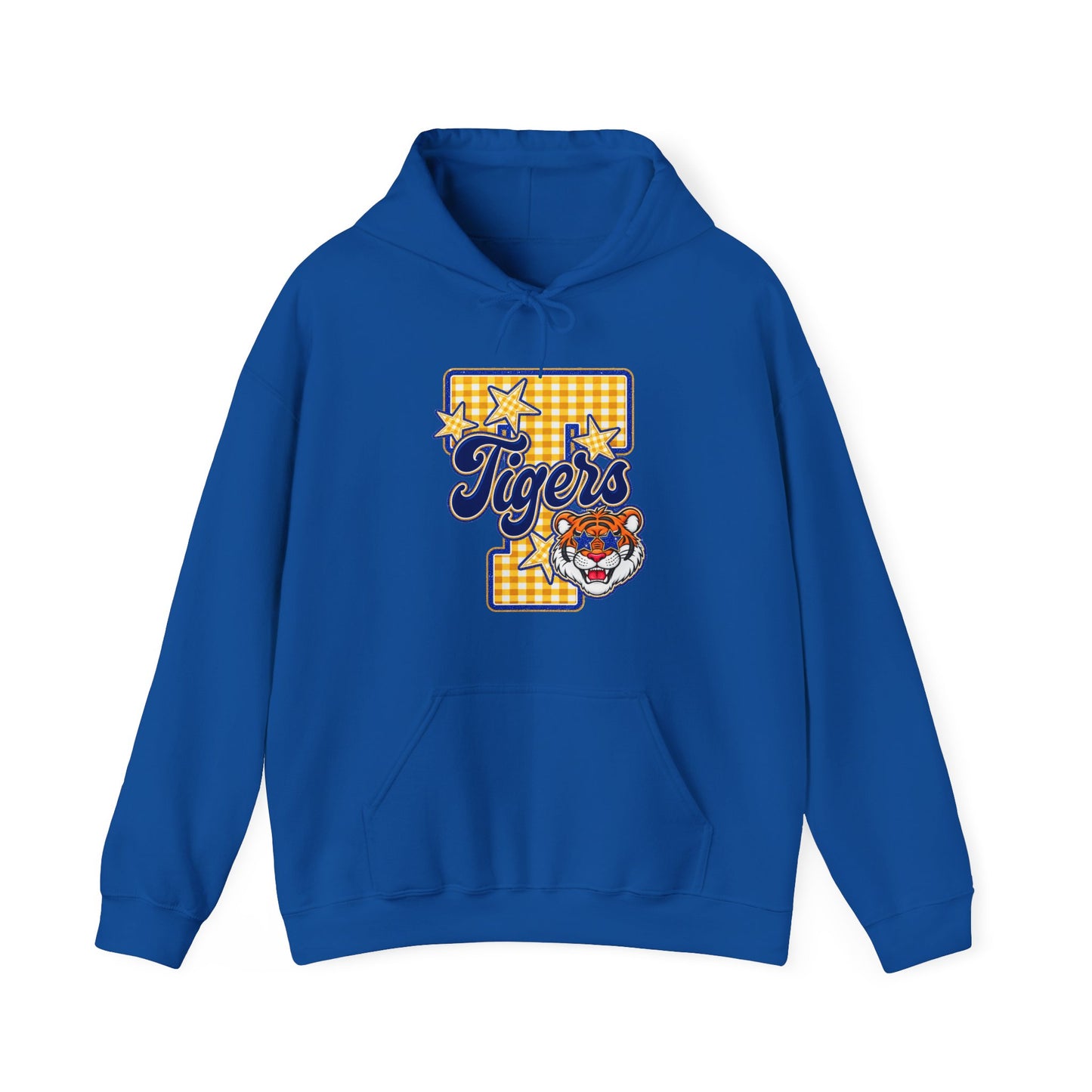 Frenship Tigers Gingham Hoodie