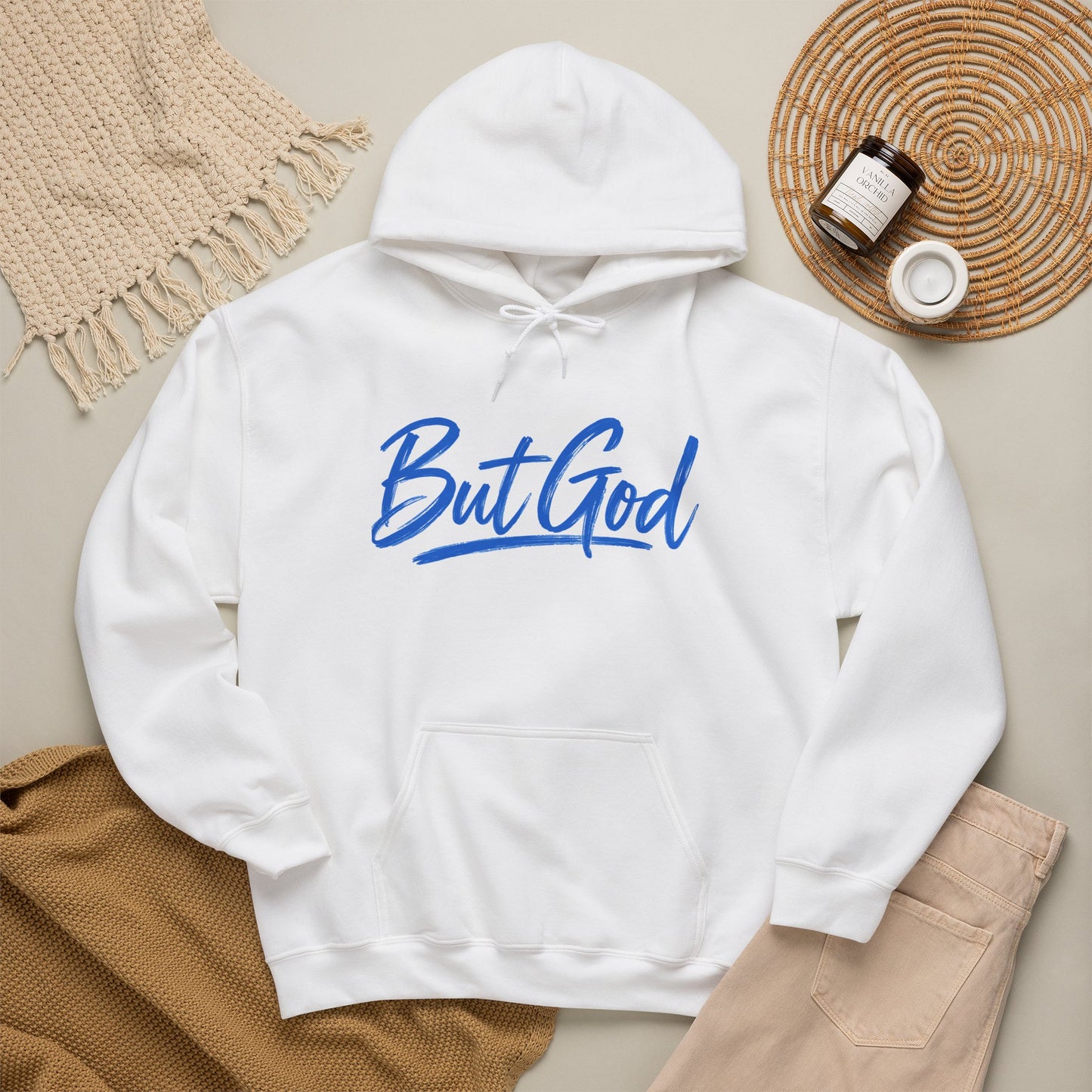 But God Hoodie - Blue