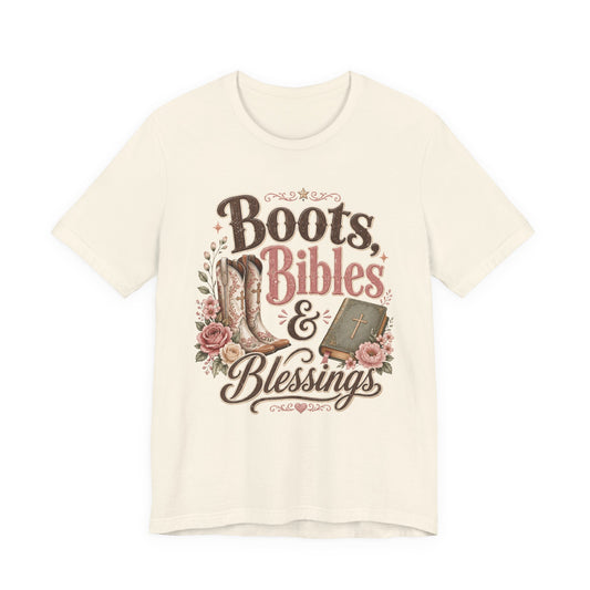 Boots, Bibles & Blessings Tee