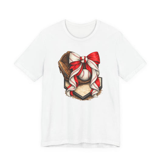 Vintage Glove, Ball & Ribbon Tee