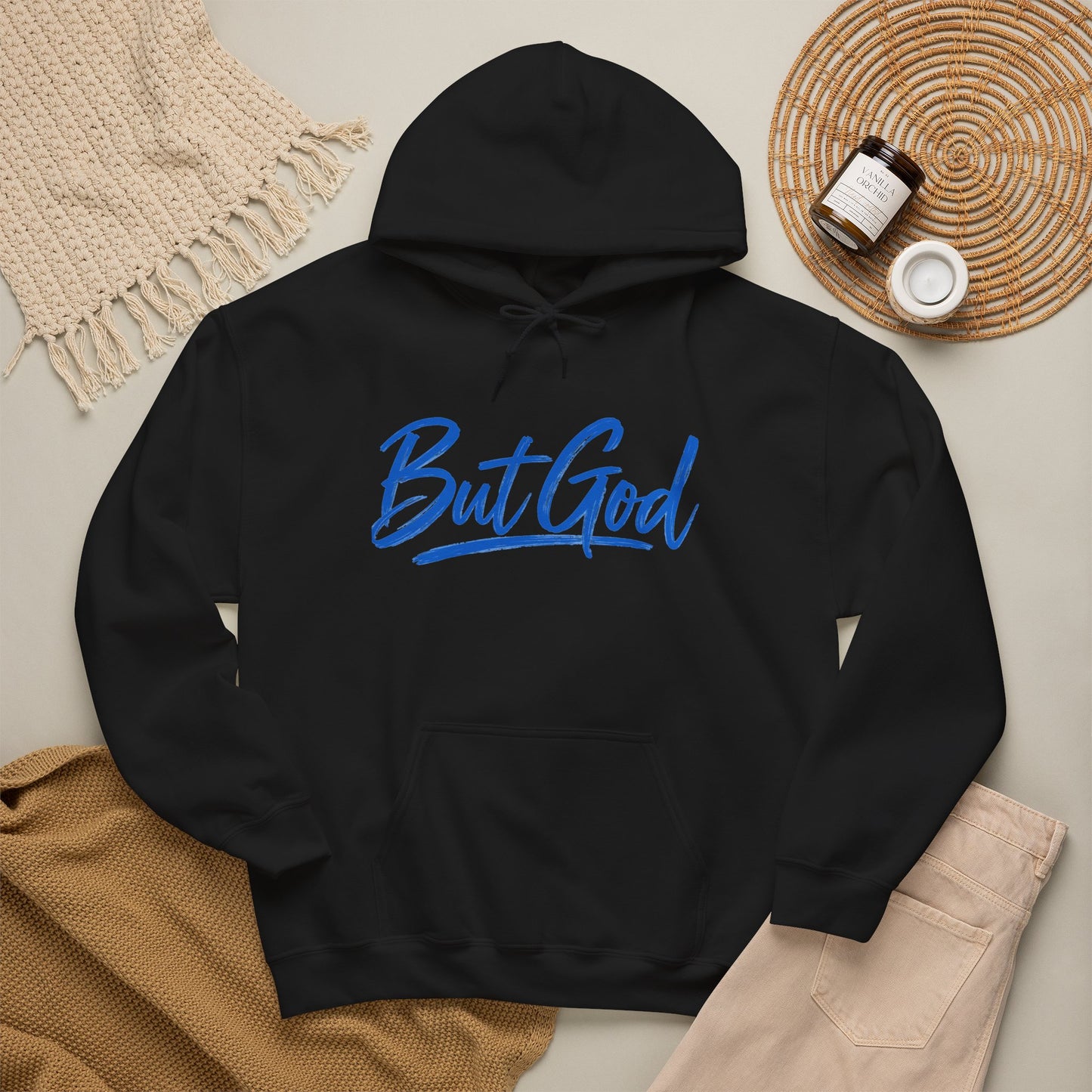 But God Hoodie - Blue