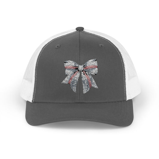 Baseball Bow Trucker Hat