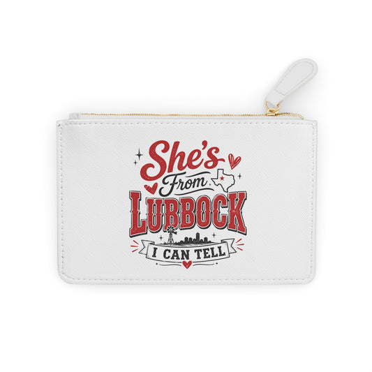 “She’s From Lubbock, I Can Tell” Mini Clutch Bag