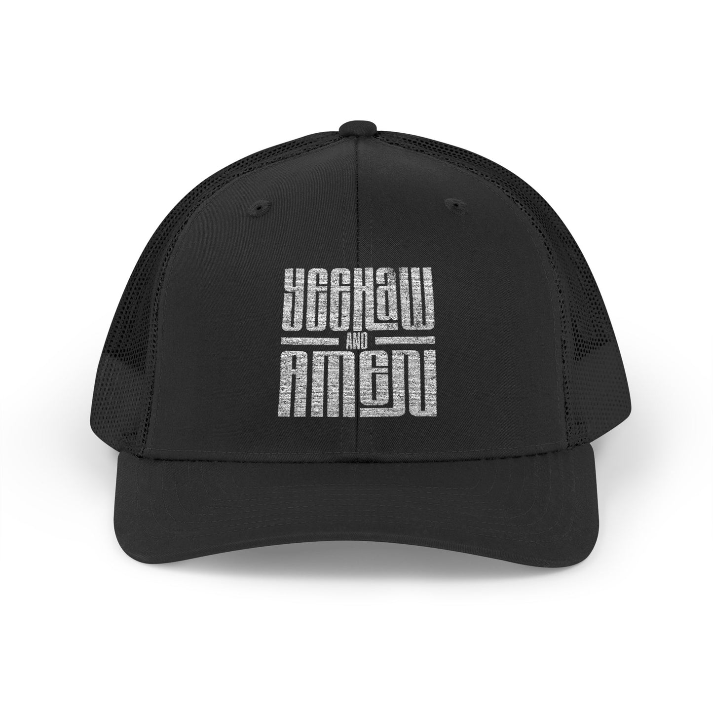 Yeehaw and Amen Trucker Cap