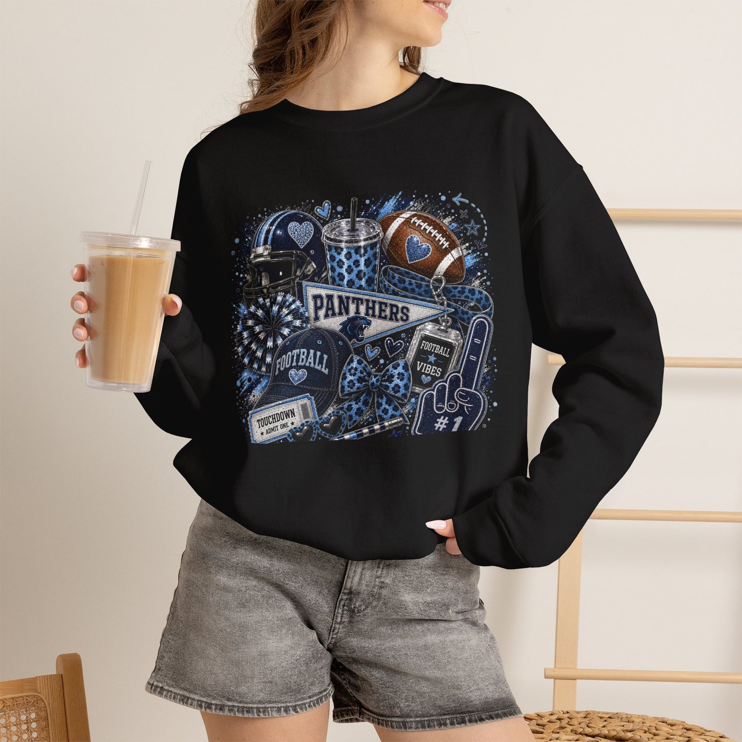 Game Day Vibes - Panthers Sweatshirt