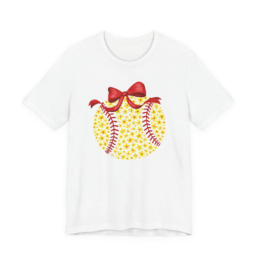 Floral Softball Tee