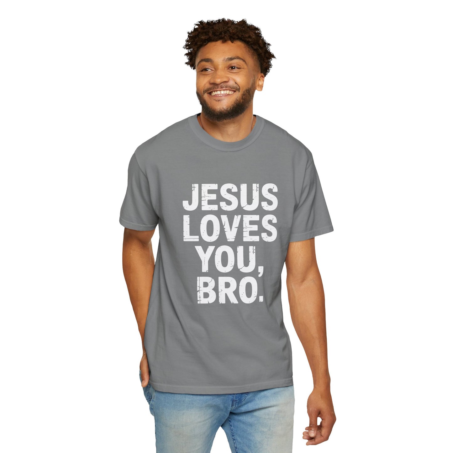 Jesus Loves You, Bro. Tee (White)