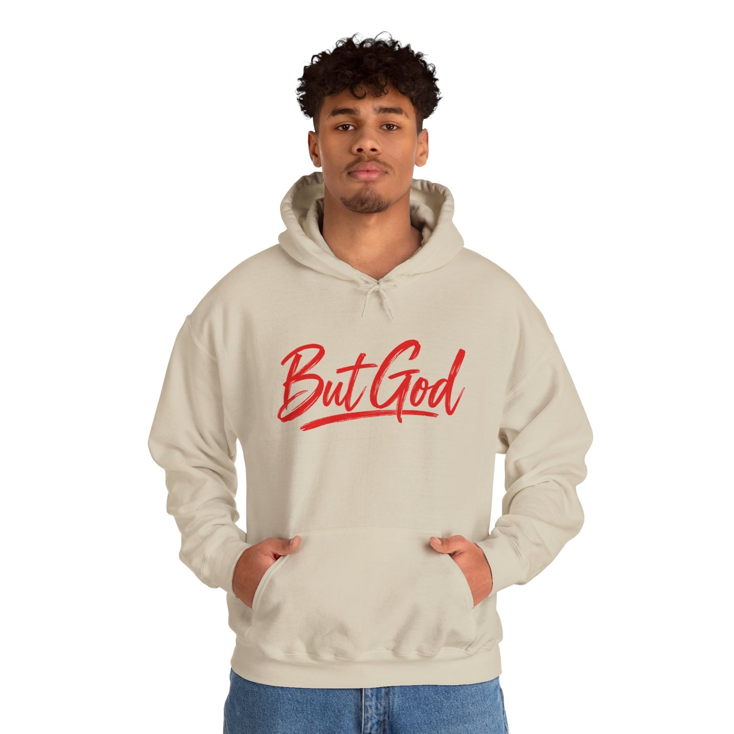 But God Hoodie - Red
