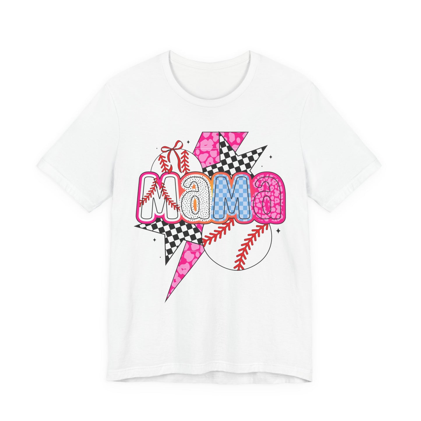 Pink Glitter Baseball Tee