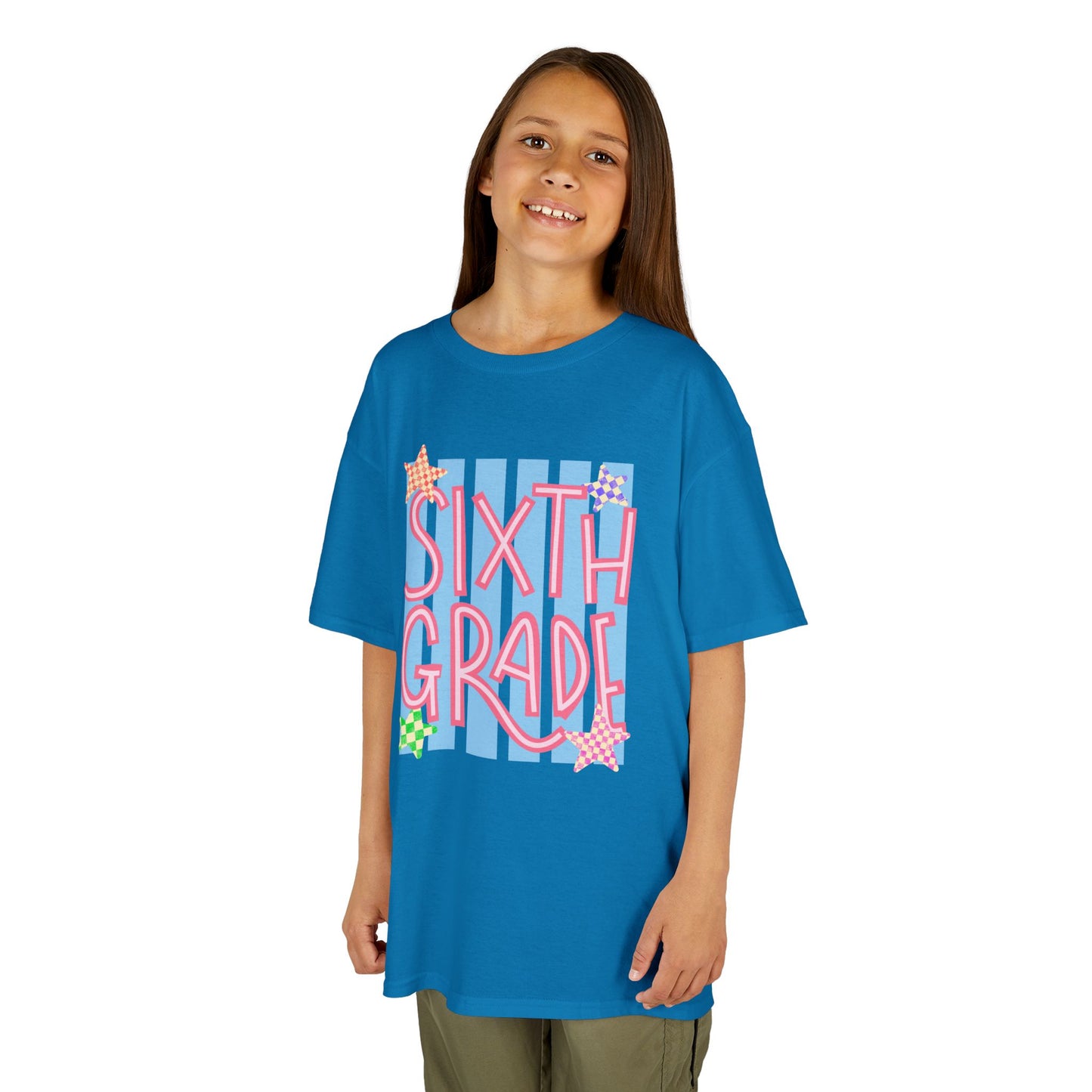 Sixth Grade Playful Back-to-School Tee
