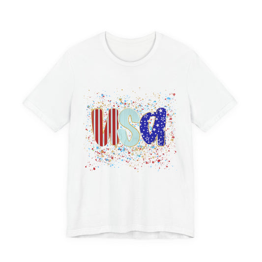 USA Confetti Tee