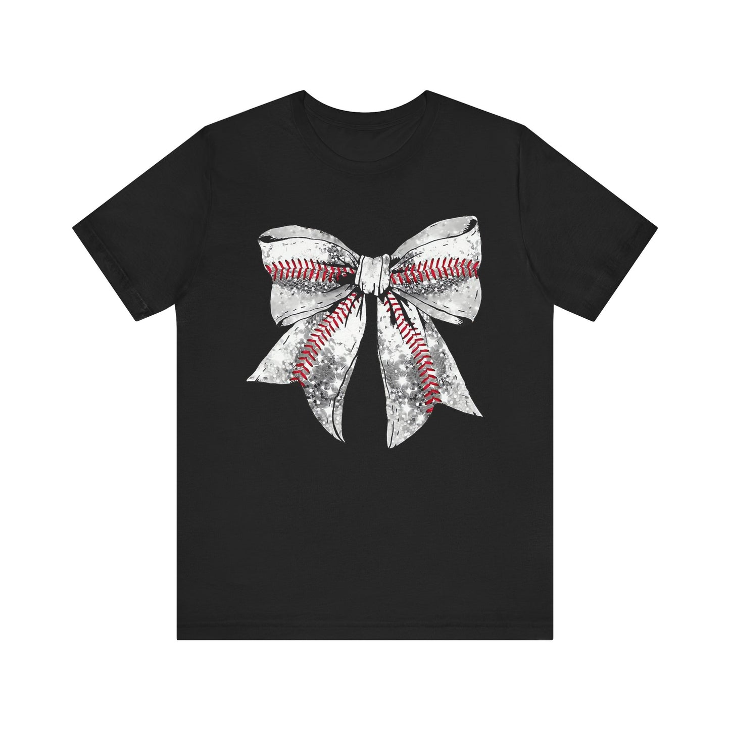 Baseball Stitch Bow Tee