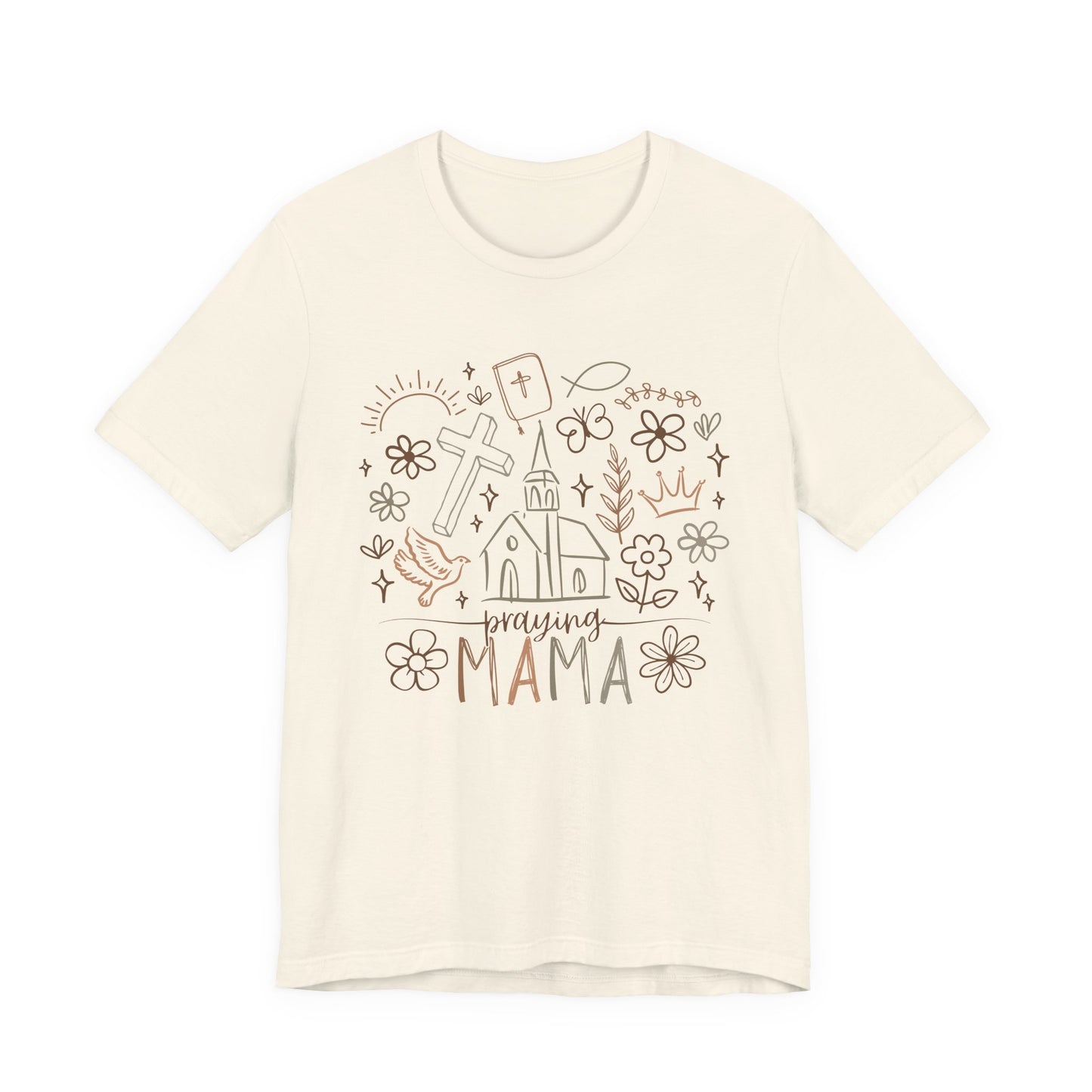 Praying Mama Color Print Tee