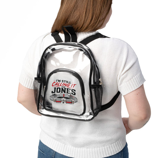 “I’m Still Calling It The Jones” Clear Stadium Backpack