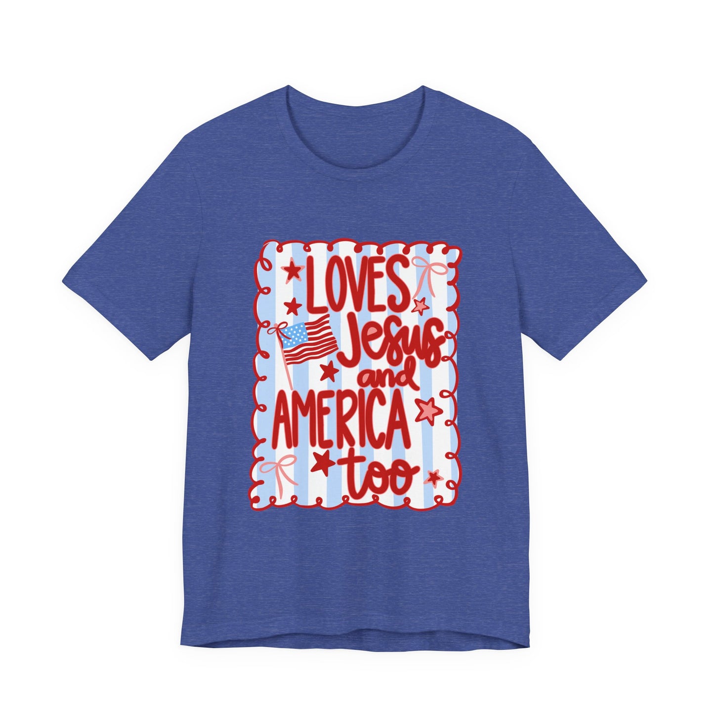 Loves Jesus and America Tee