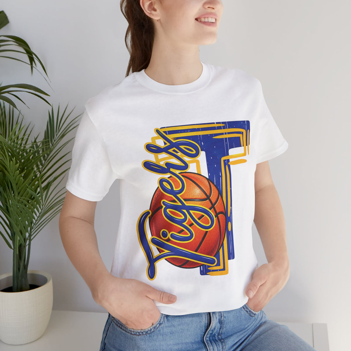 Vintage Letter T with Basketball Tee