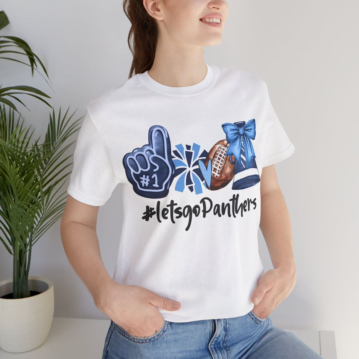 #letsgopanthers cheer tee