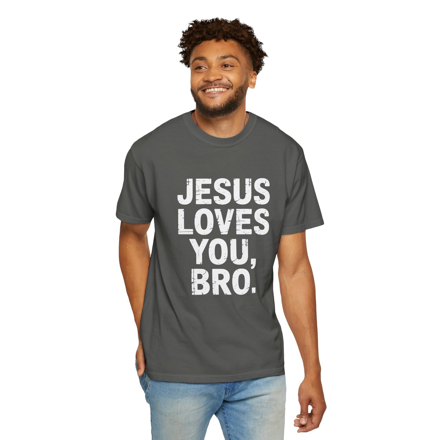 Jesus Loves You, Bro. Tee (White)