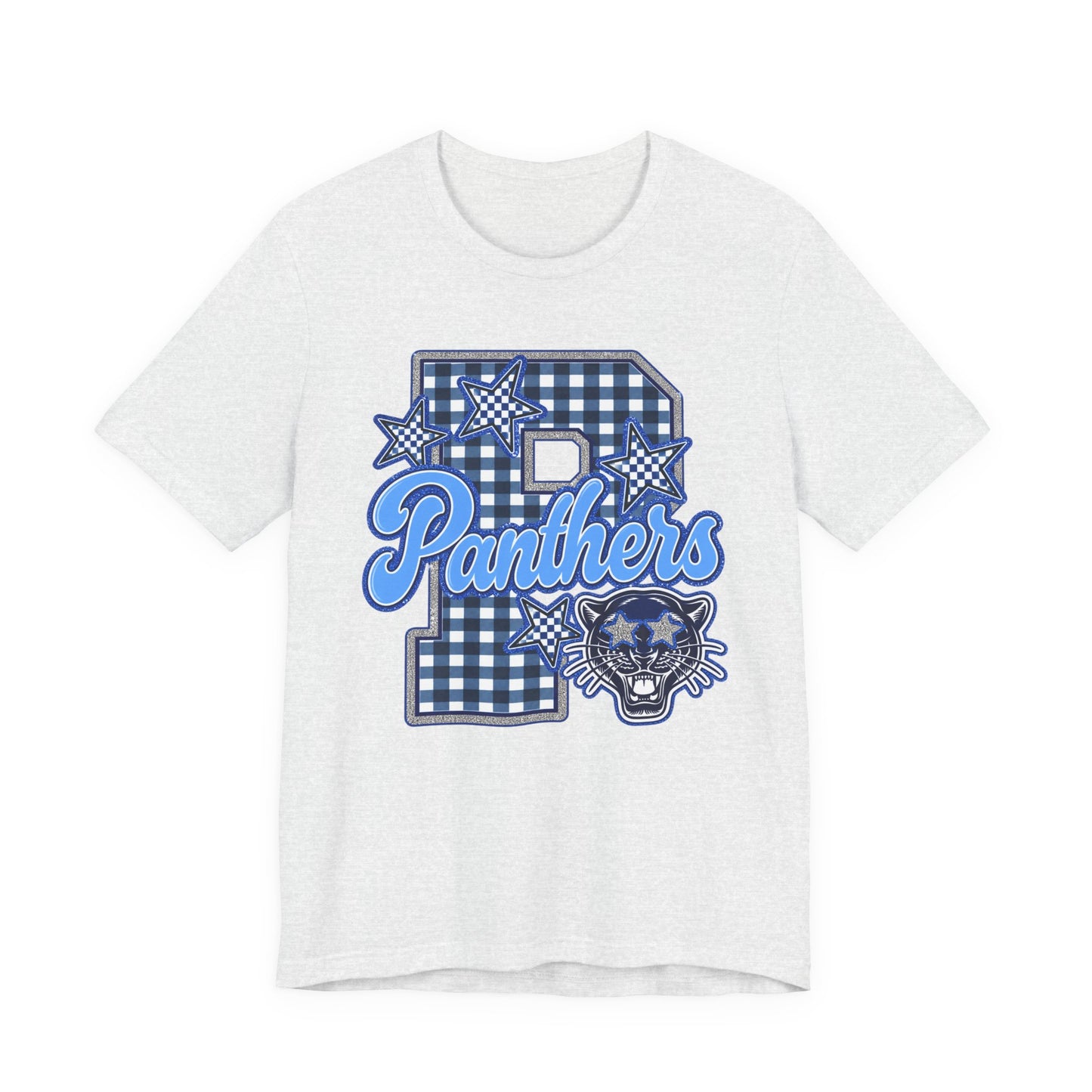 Memorial Panthers Gingham Tee