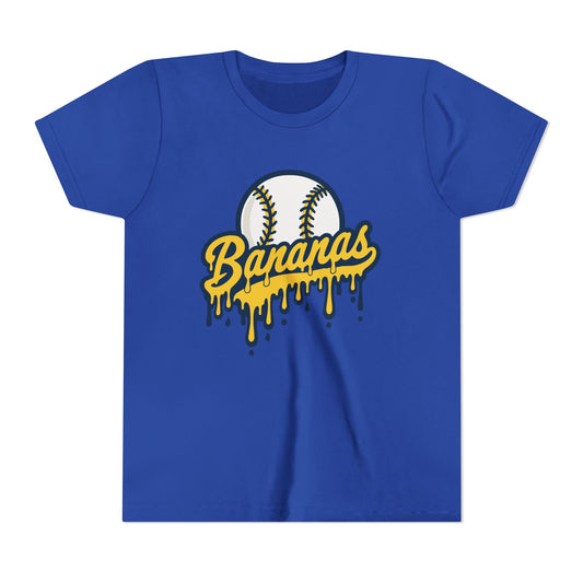 Youth Baseball "Bananas" Dripping Tee