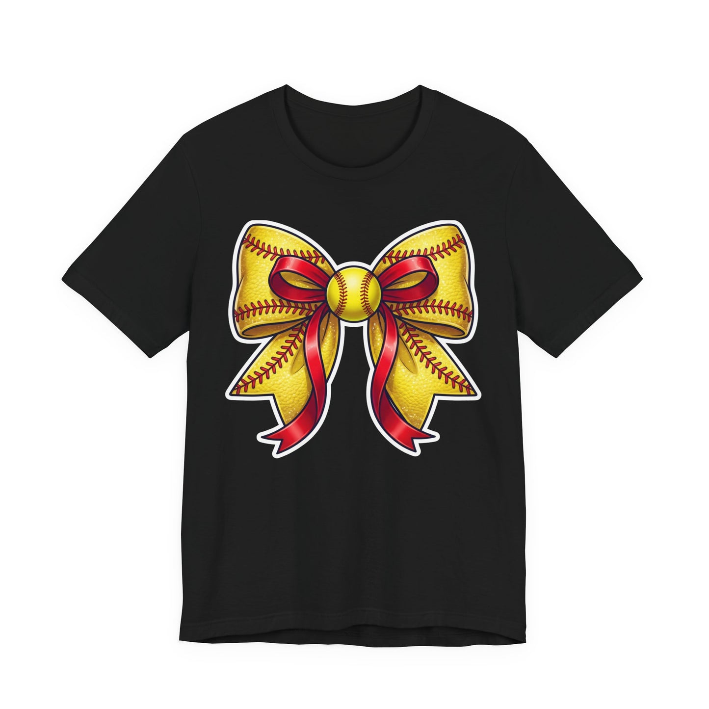 Red Bow Softball Tee
