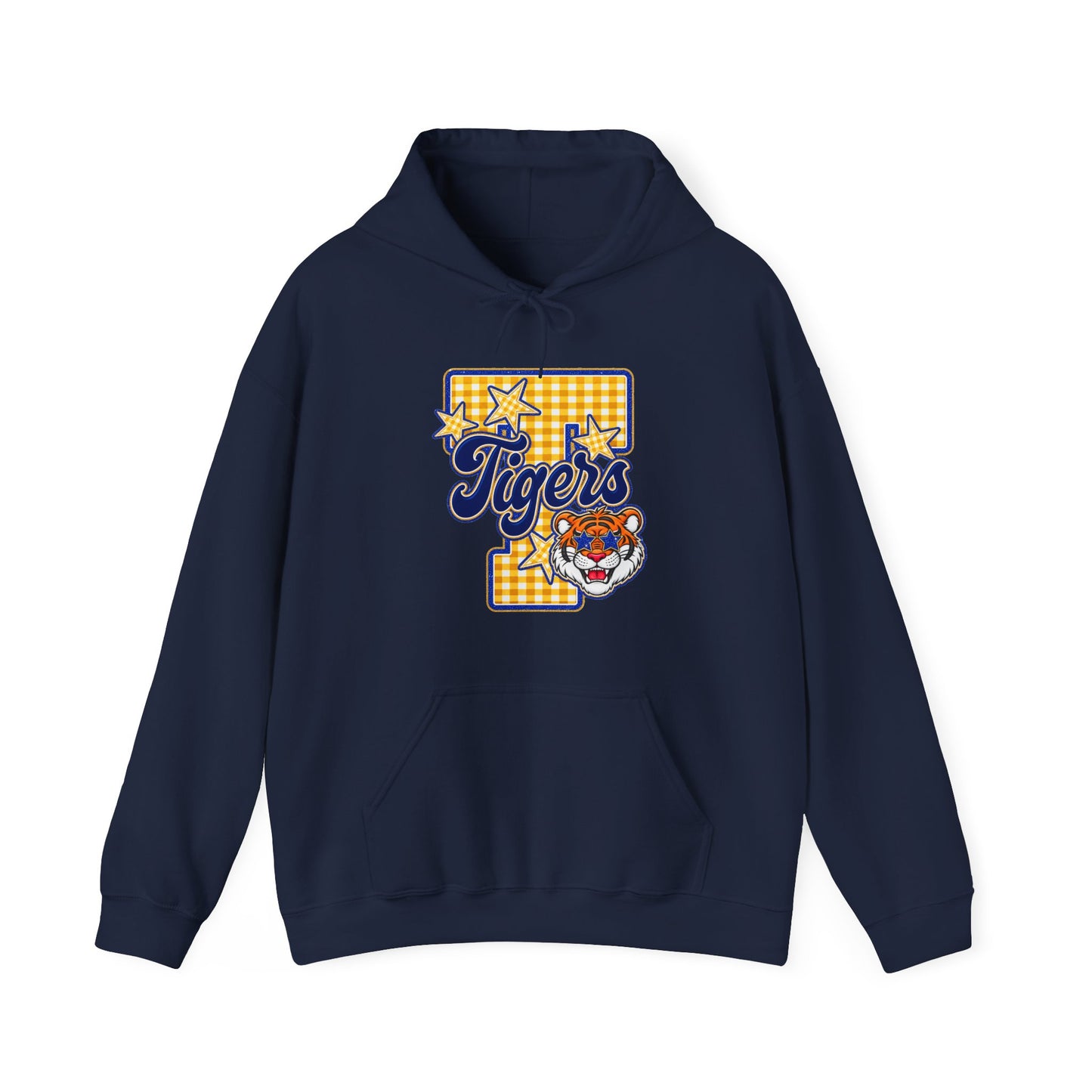 Frenship Tigers Gingham Hoodie