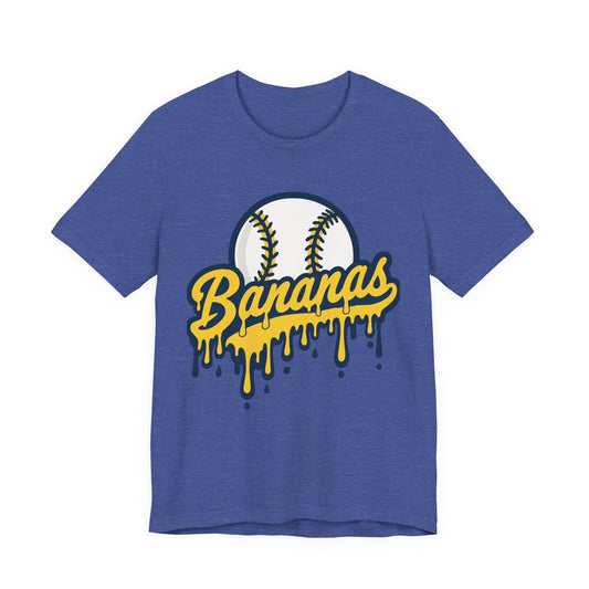 Baseball "Bananas" Drip Tee