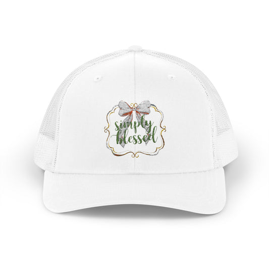 Blessed Floral Trucker Cap