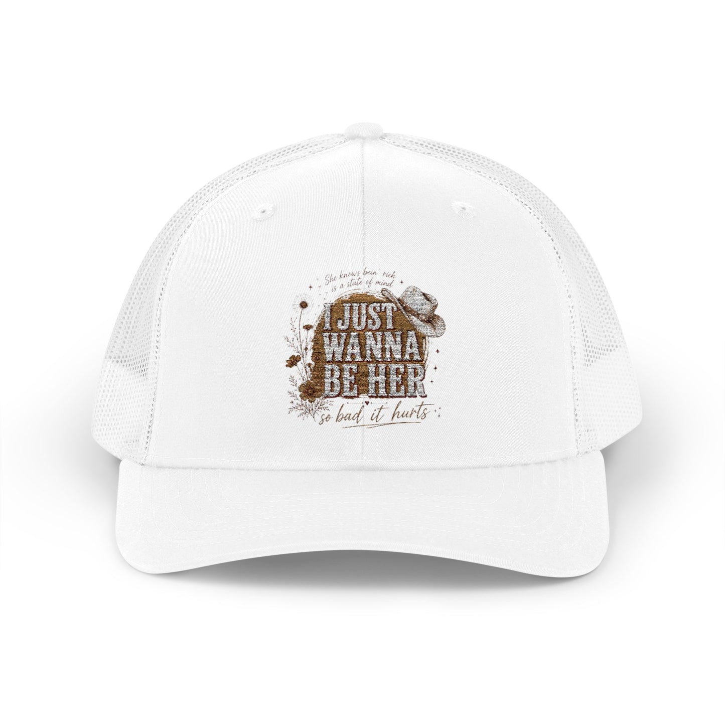 Rustic 'Just Wanna Be Her' Trucker Cap